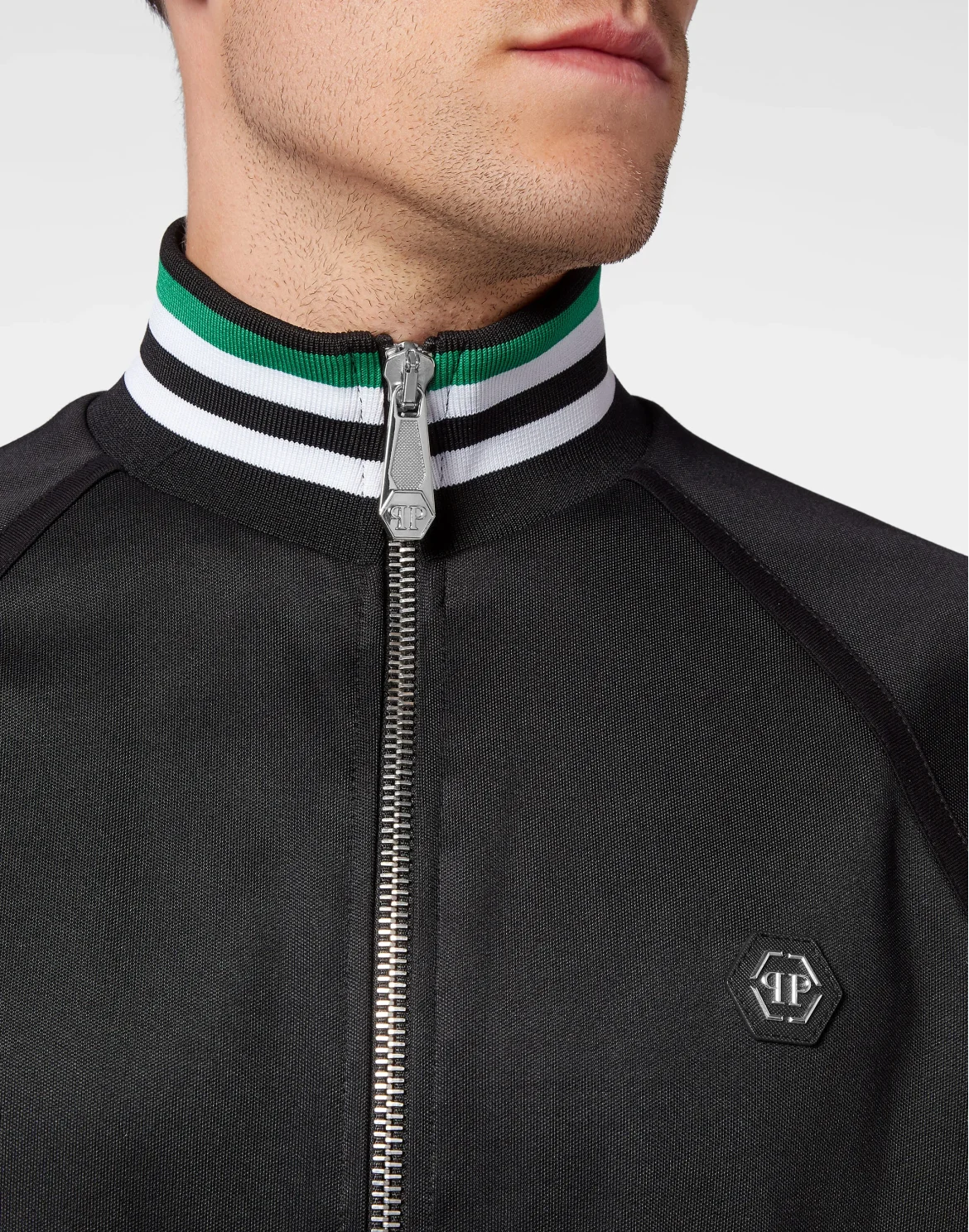 Jogging Tracksuit: Top/Trousers Skull&Bones, цвет: Черный