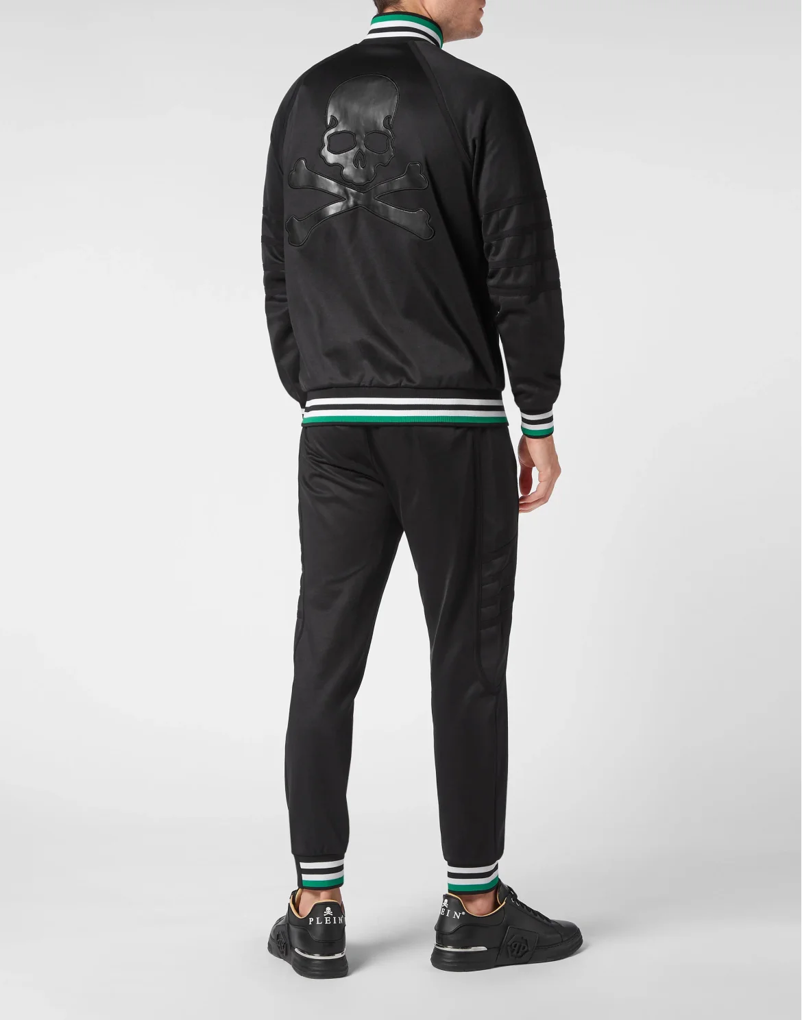 Jogging Tracksuit: Top/Trousers Skull&Bones, цвет: Черный