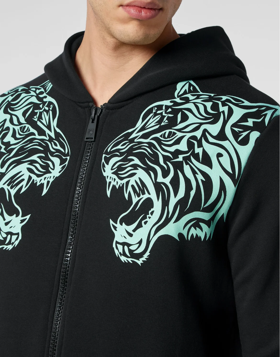 Jogging Tracksuit: Top/Trousers Tiger, цвет: Зеленый