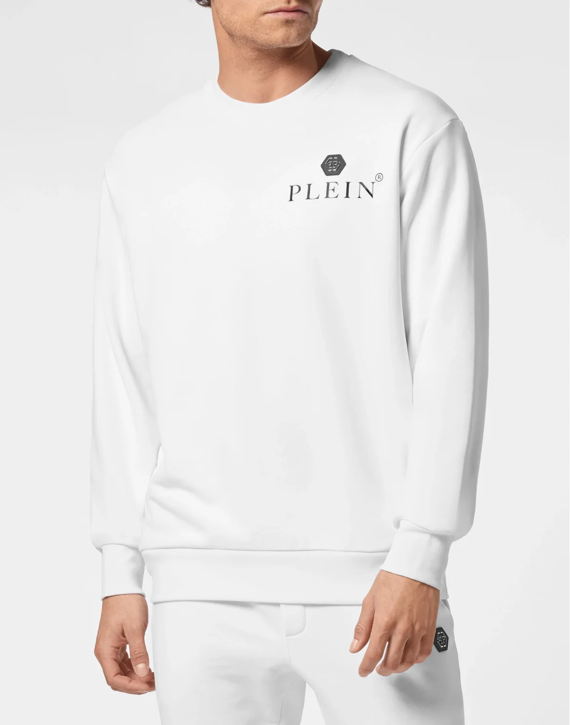 Sweatshirt LS Hexagon, цвет: Белый