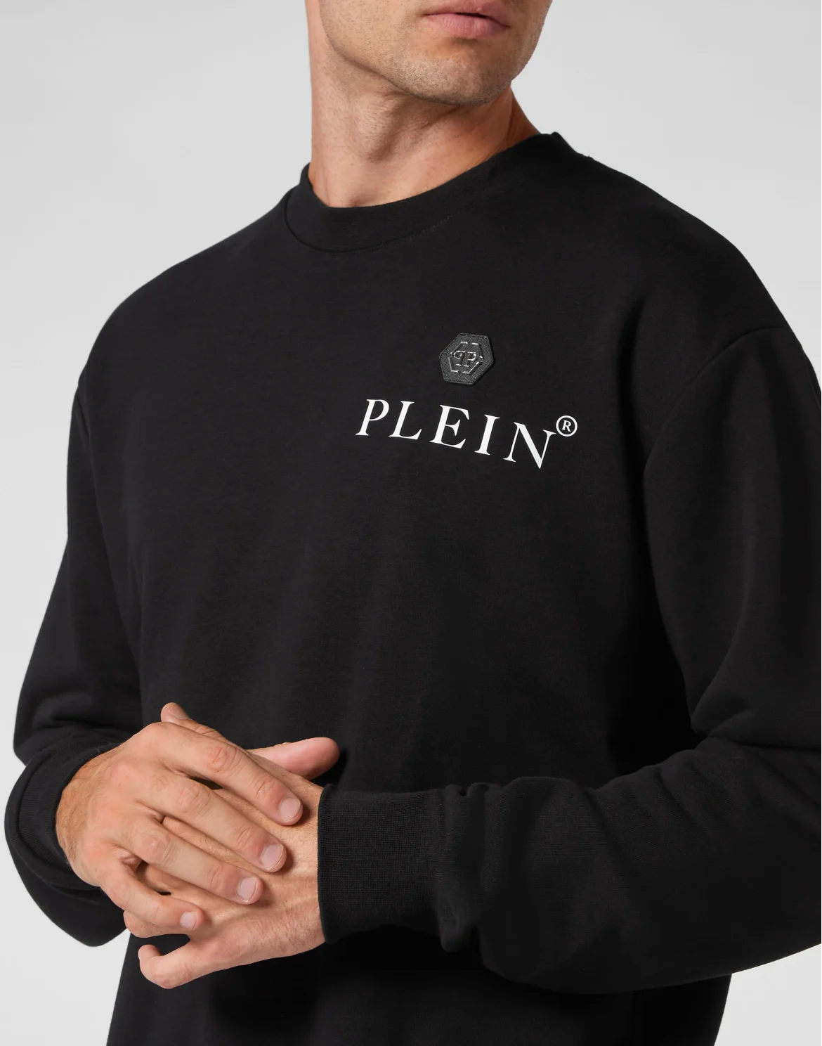 Sweatshirt LS Hexagon, цвет: Черный