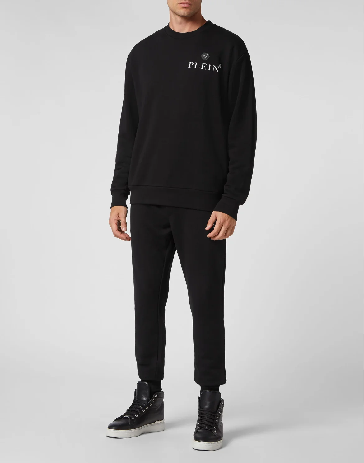 Sweatshirt LS Hexagon, цвет: Черный