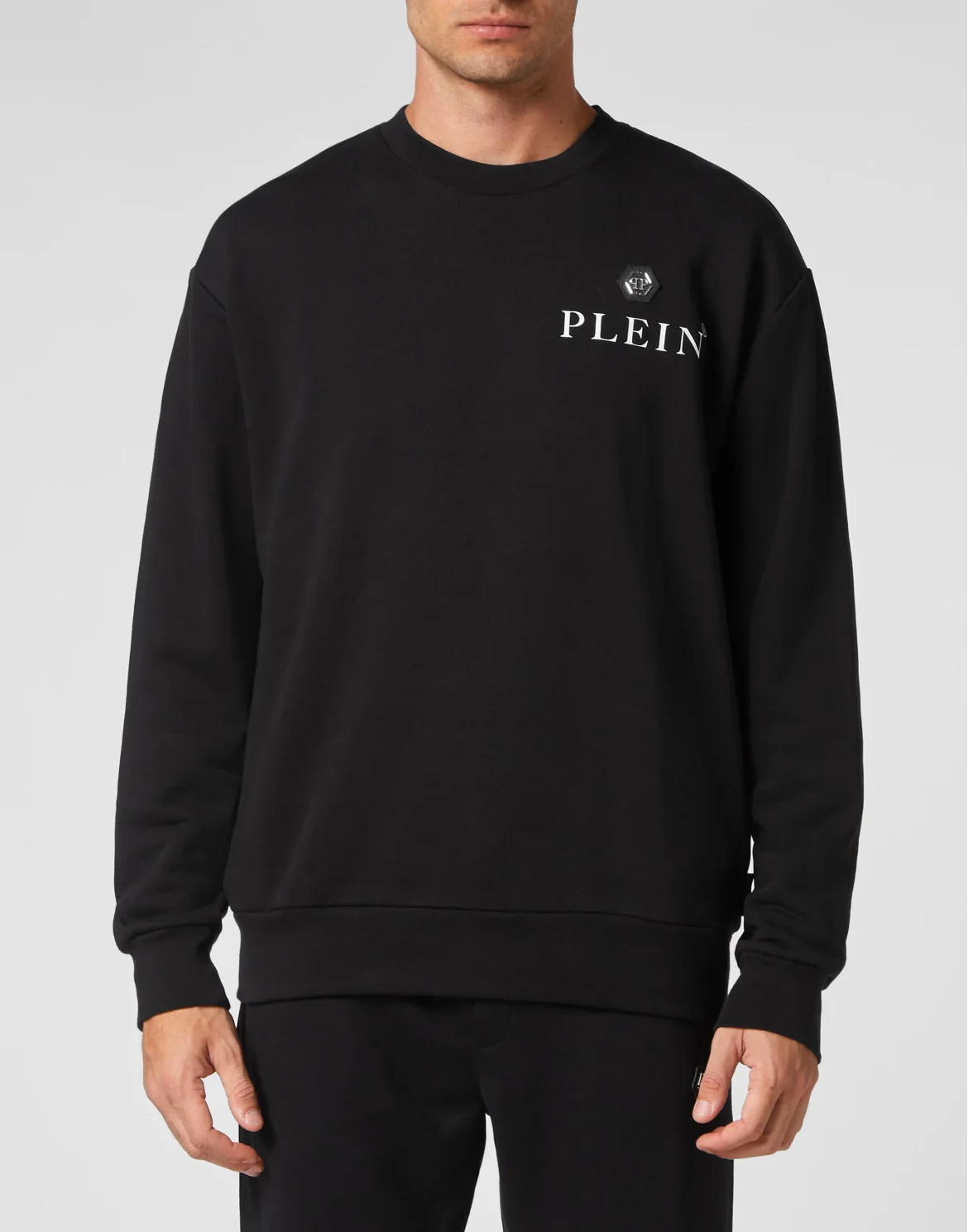 Sweatshirt LS Hexagon, цвет: Черный
