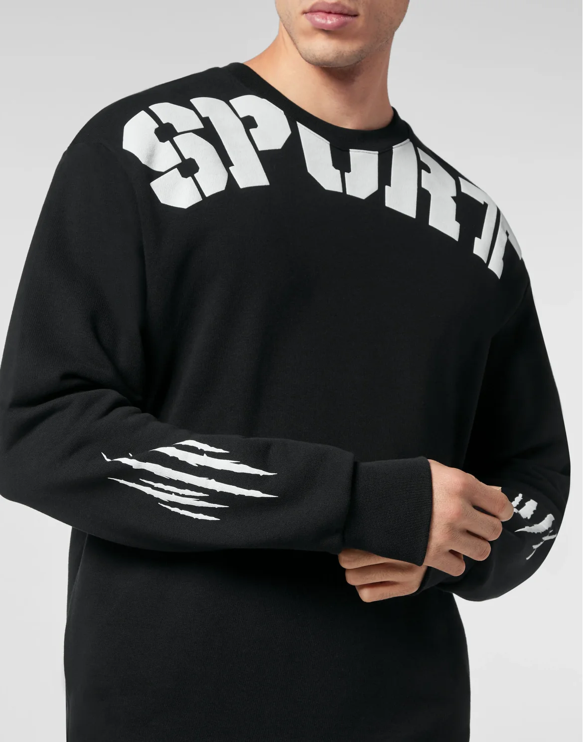 Sweatshirt LS Scratch, цвет: Черный