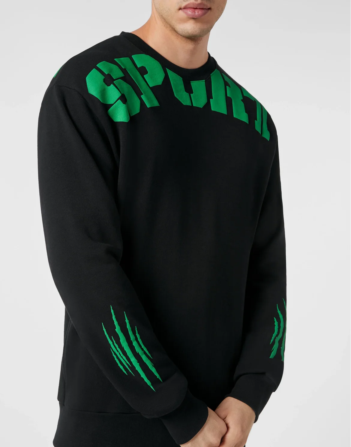 Sweatshirt LS Scratch, цвет: Зеленый