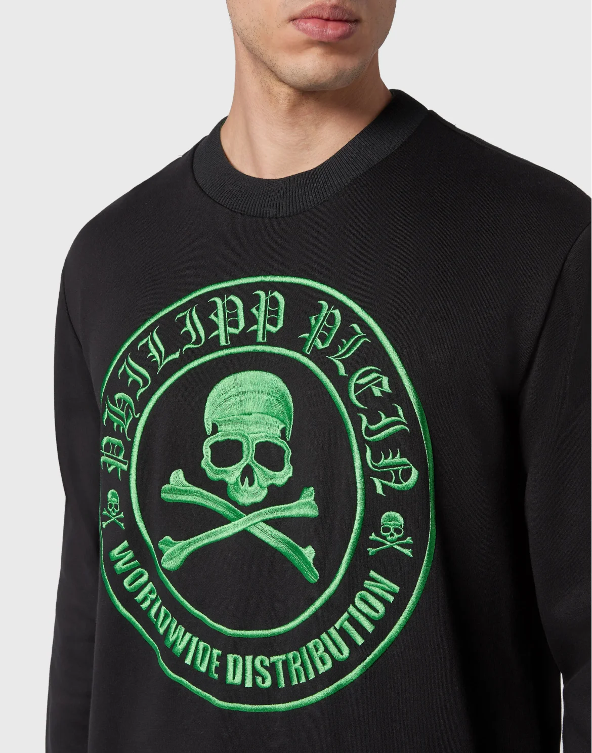 Sweatshirt LS Skull&Bones, цвет: Черный