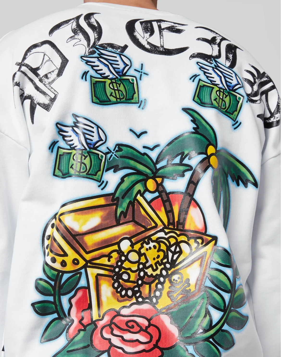 Sweatshirt LS Hawaii, цвет: Белый