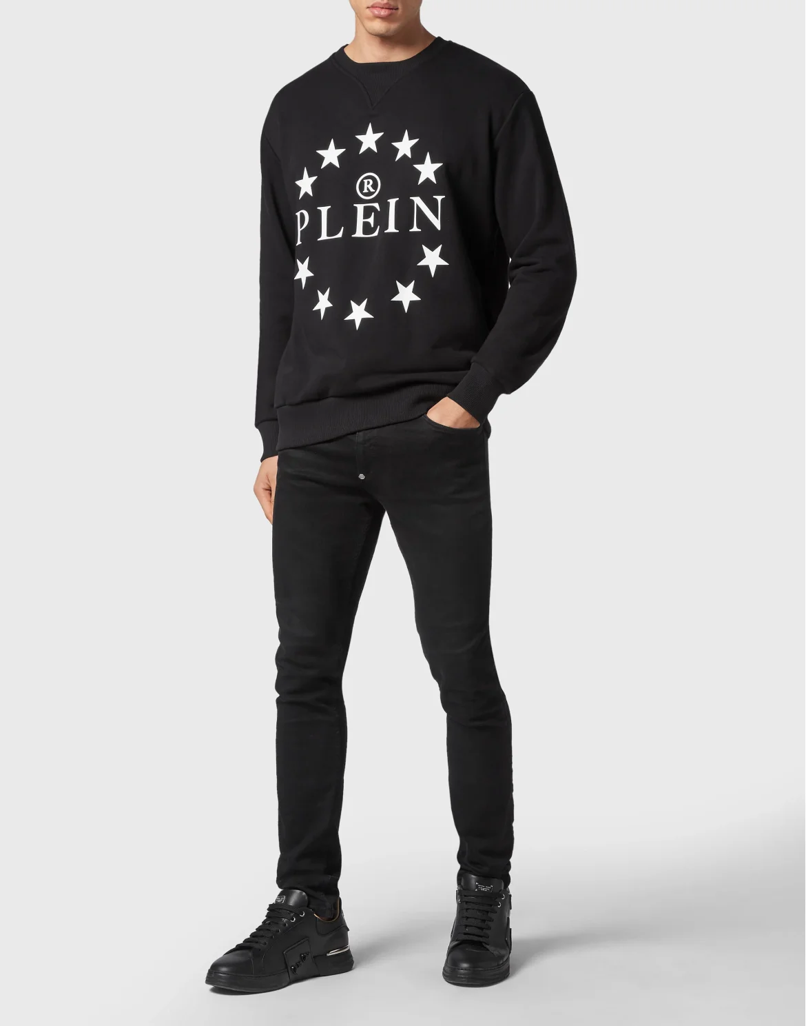 Sweatshirt LS Stars, цвет: Черный