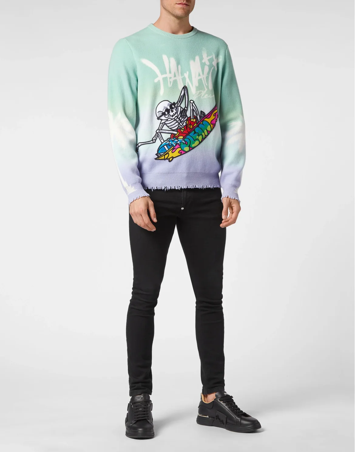 Merino Wool Pullover LS Hawaii, цвет: Мультиколор