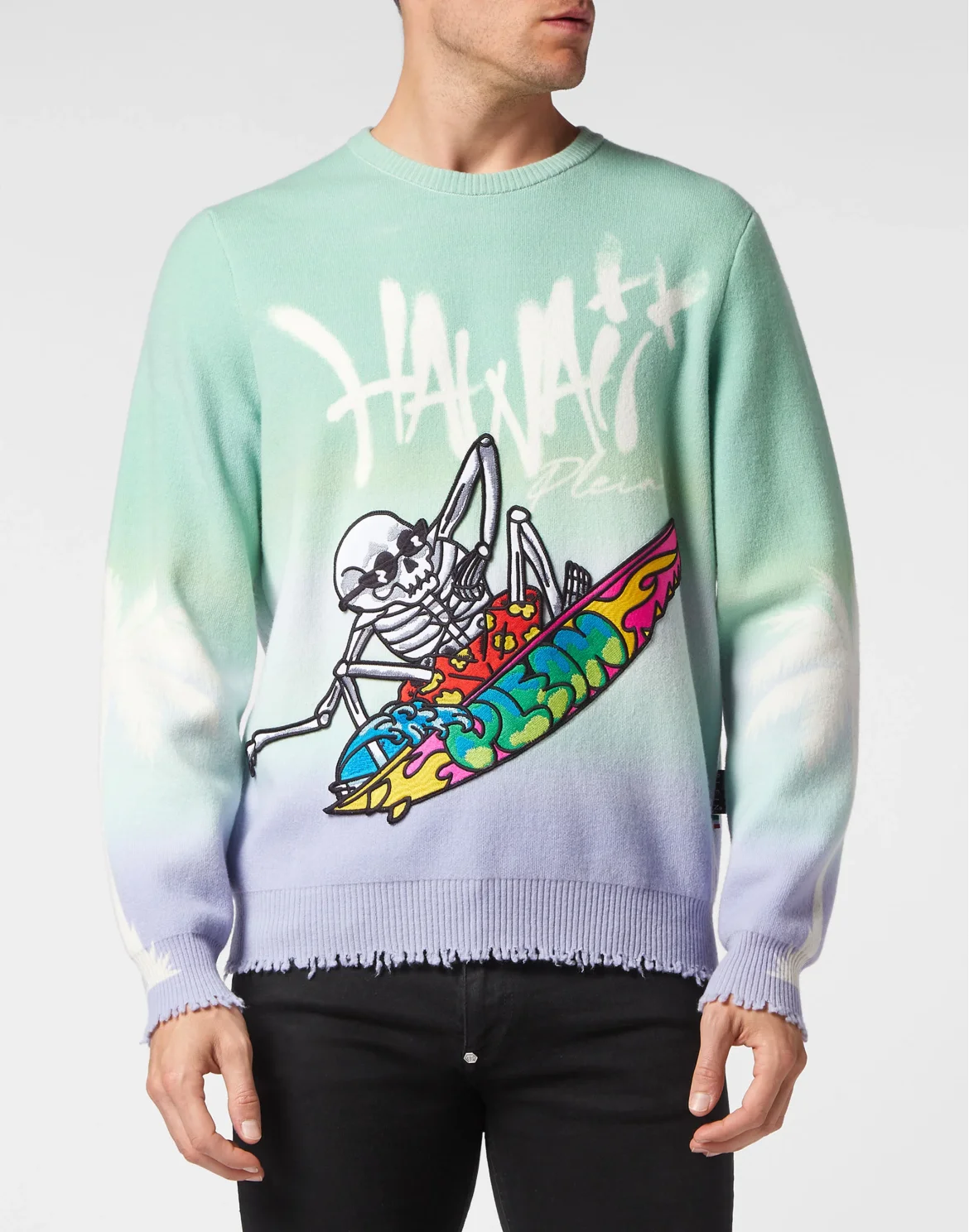 Merino Wool Pullover LS Hawaii, цвет: Мультиколор