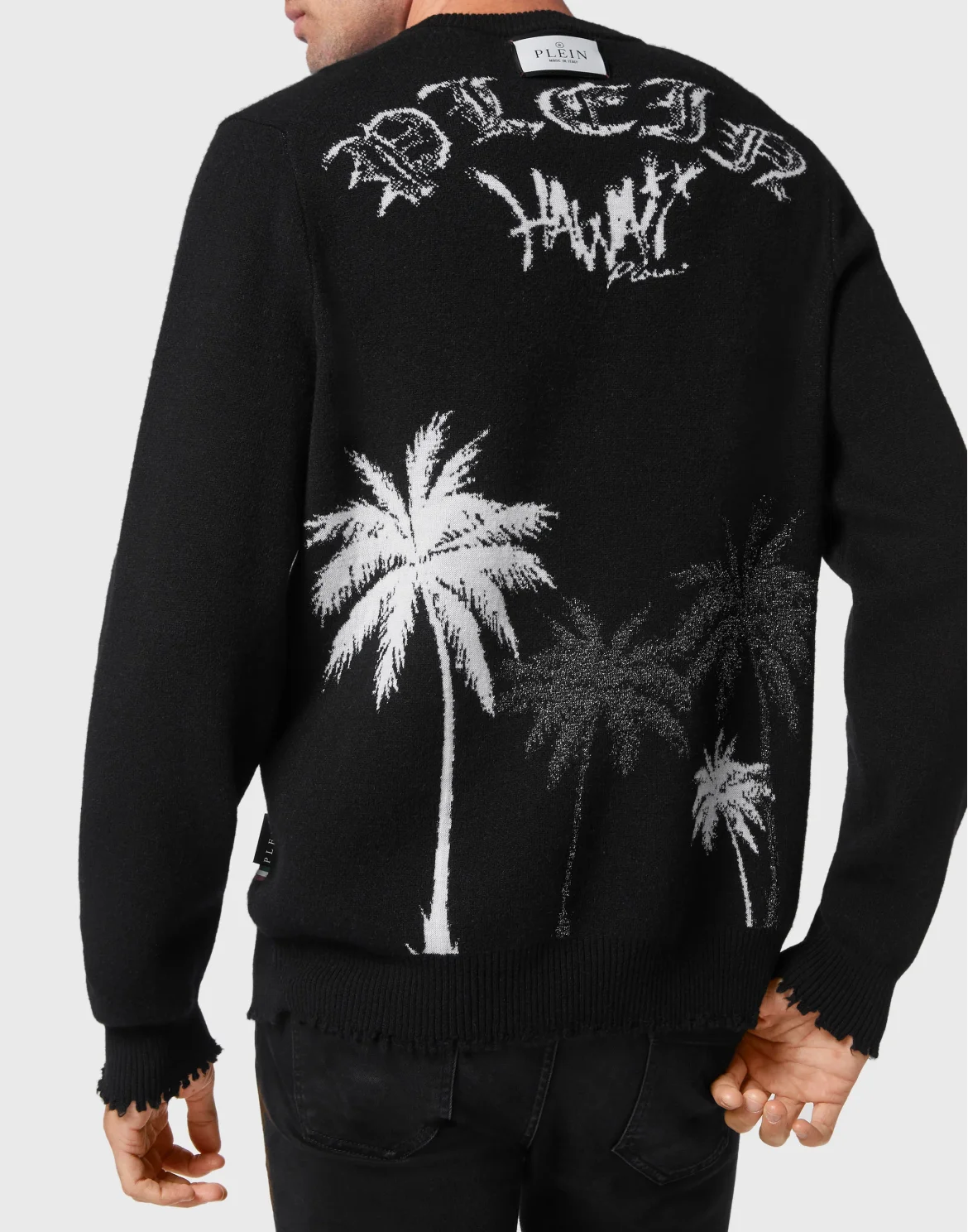 Merino Wool Pullover LS Hawaii, цвет: Черный