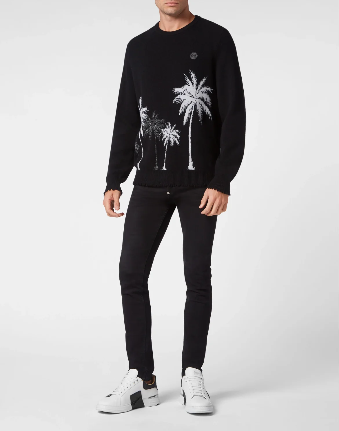 Merino Wool Pullover LS Hawaii, цвет: Черный