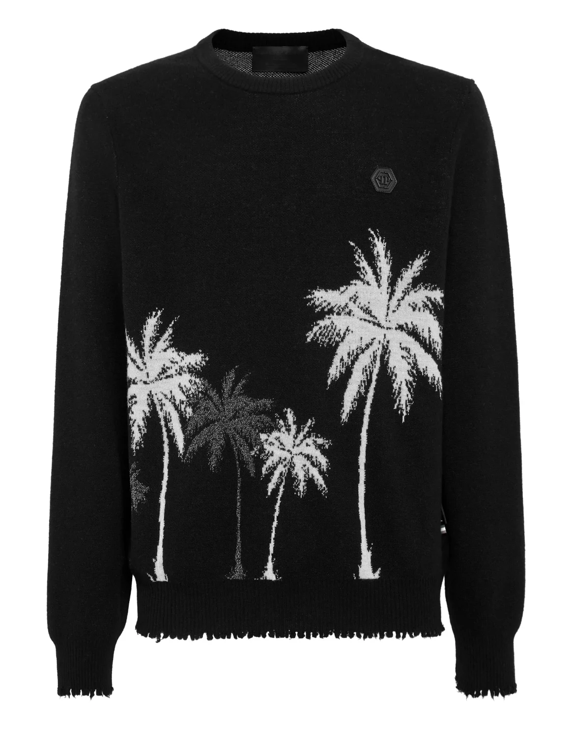 Merino Wool Pullover LS Hawaii, цвет: Черный