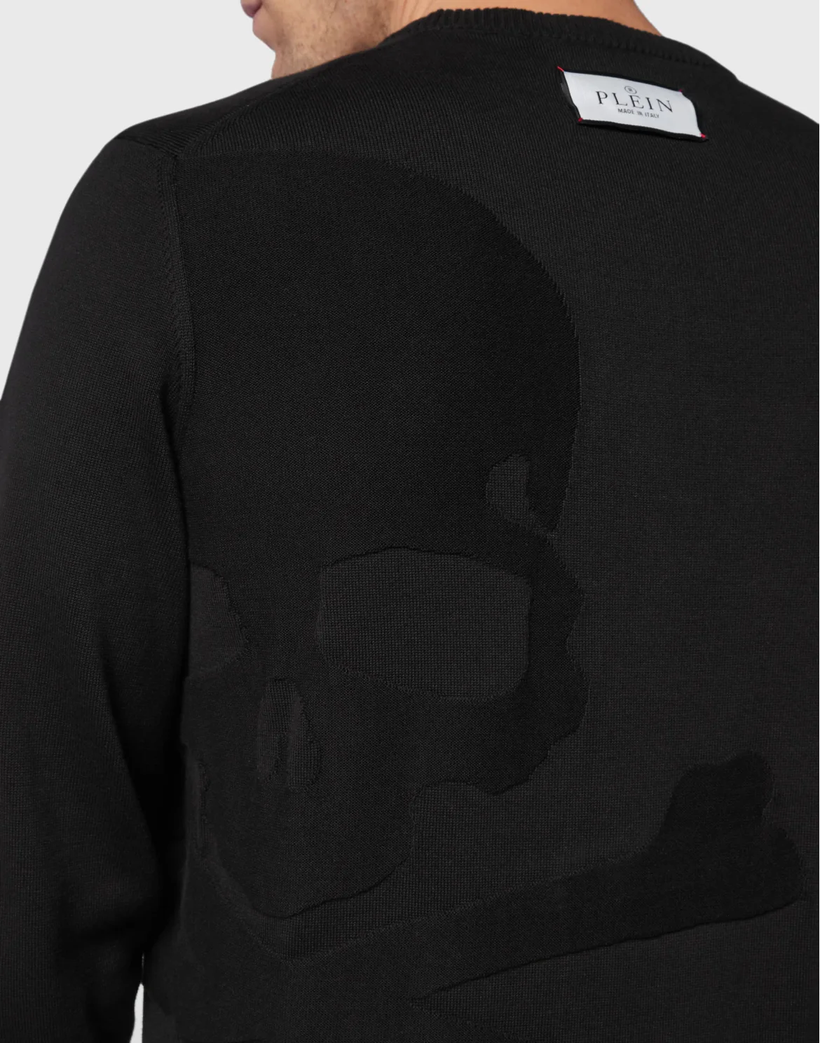 Cotton Pullover LS Skull&Bones, цвет: Черный