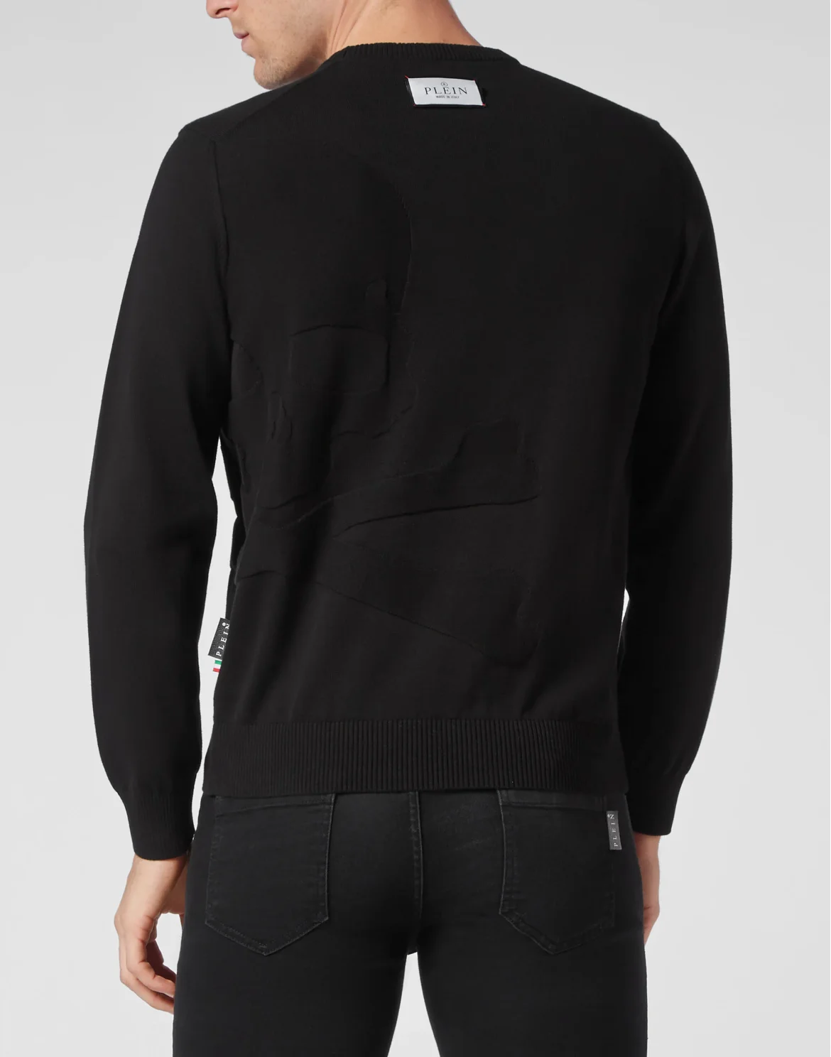 Cotton Pullover LS Skull&Bones, цвет: Черный
