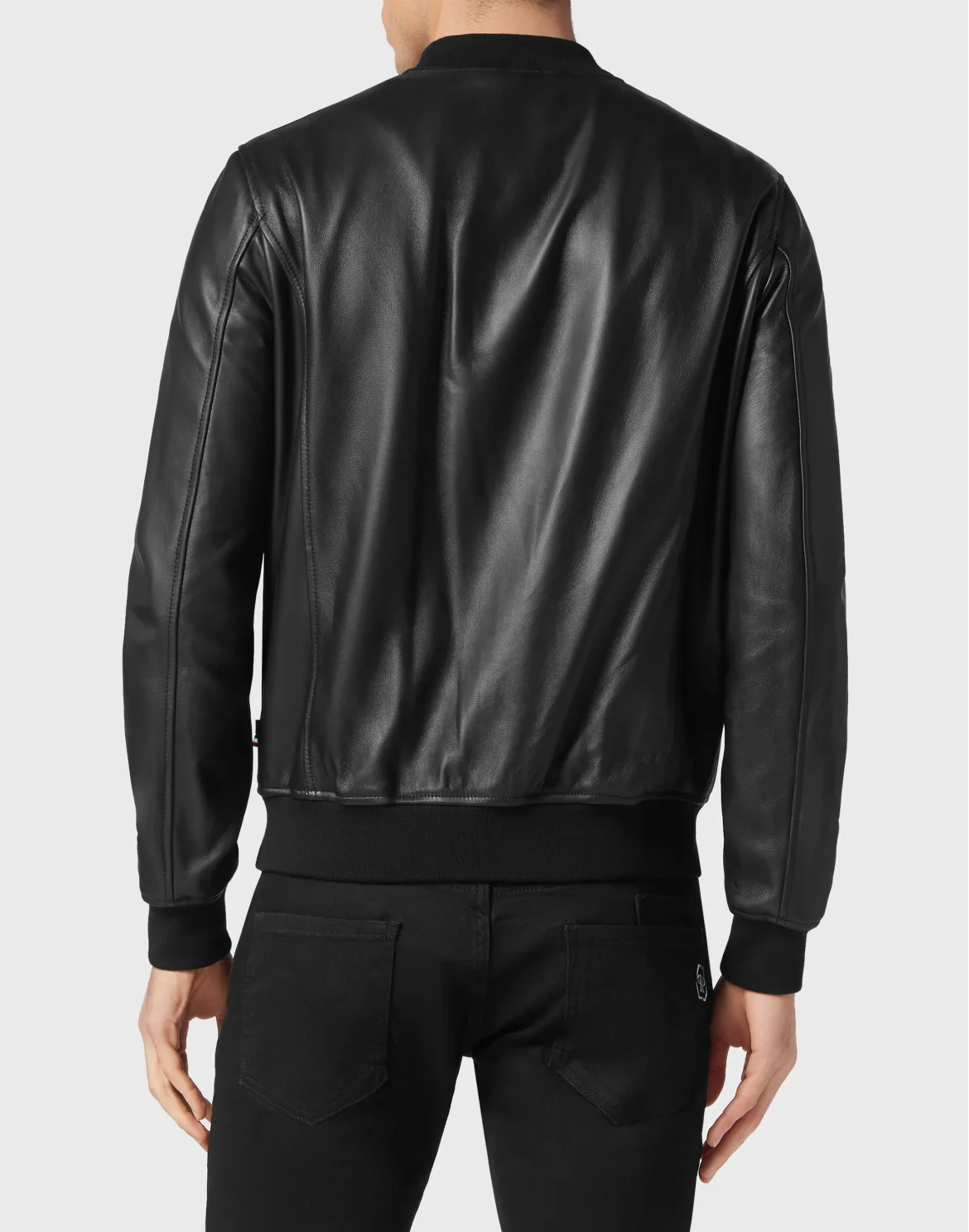 Leather Bomber Billy Jacket, цвет: Черный