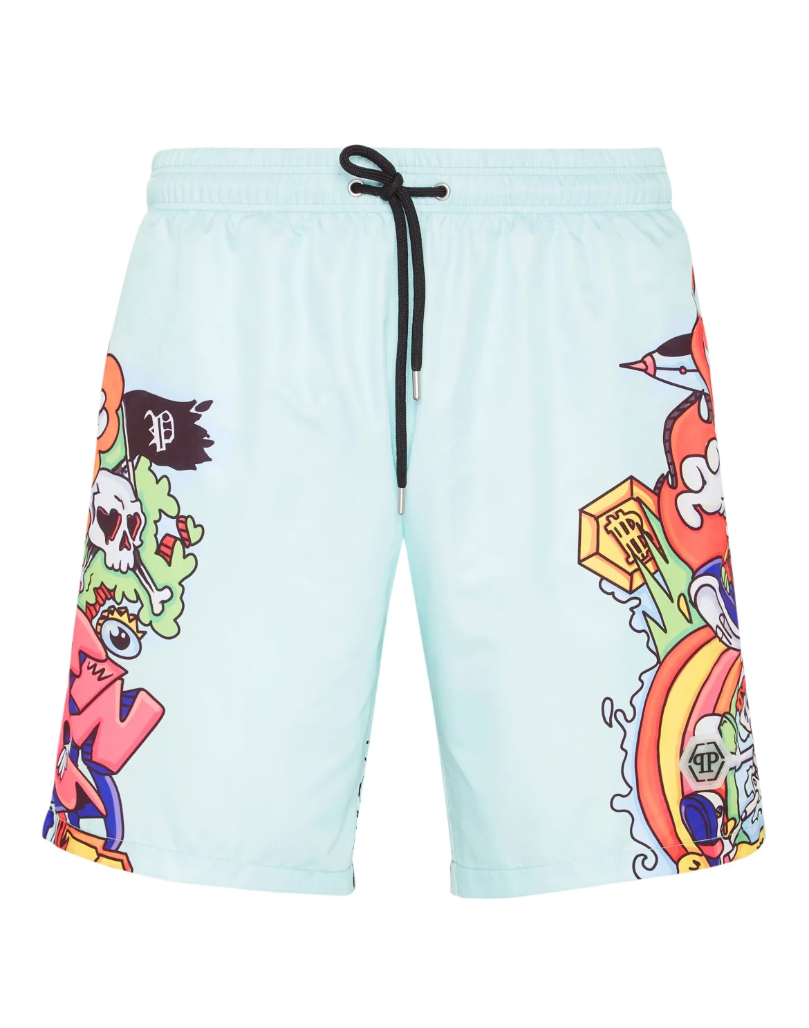 Swim-Trunks Skully Gang, цвет: Голубой