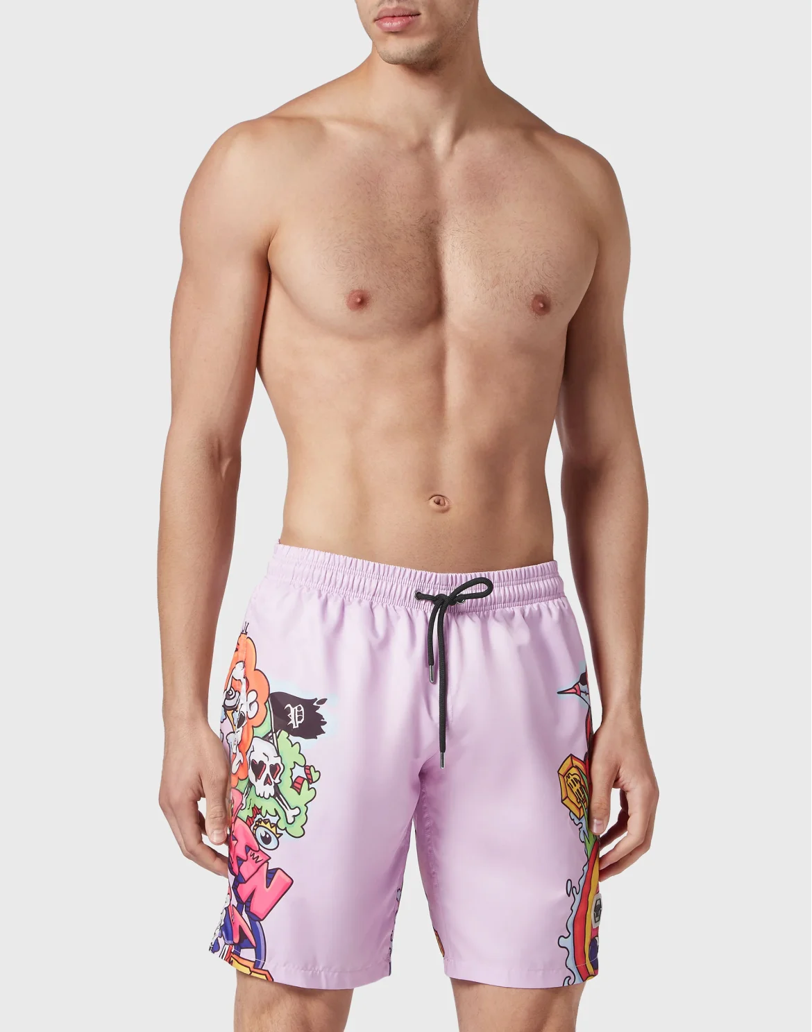 Swim-Trunks Skully Gang, цвет: Розовый