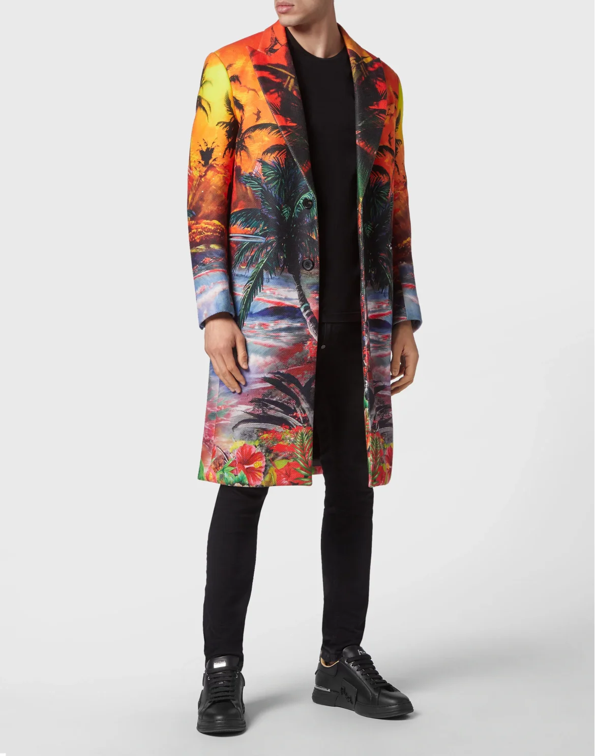 Wool Coat Long Hawaii, цвет: Мультиколор