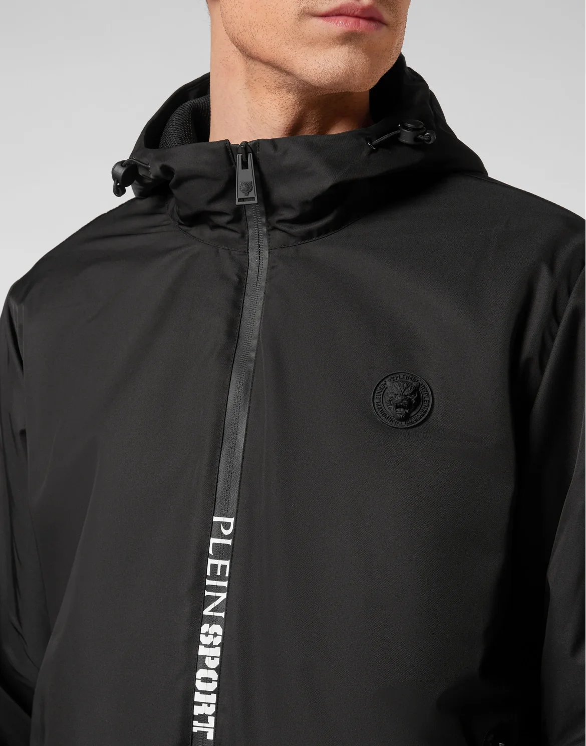 Nylon Padded Jacket, цвет: Черный
