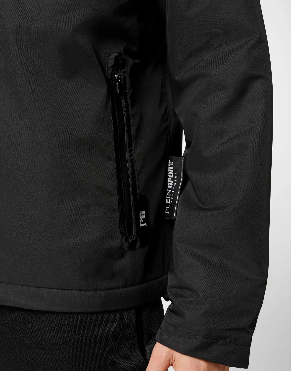 Nylon Padded Jacket, цвет: Черный