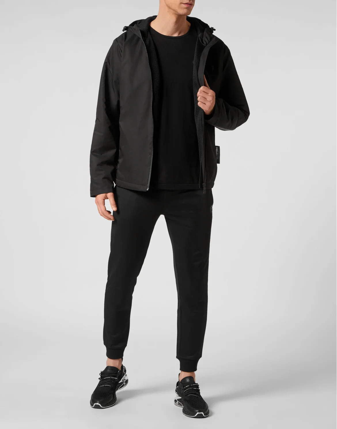 Nylon Padded Jacket, цвет: Черный