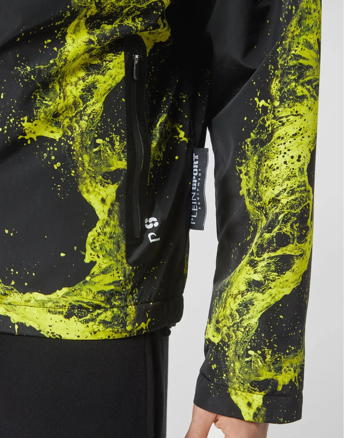 Nylon Padded Jacket, цвет: Черный