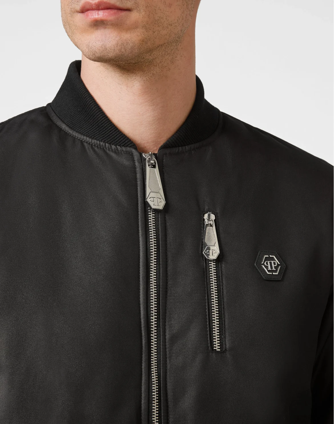 Nylon Bomber Skull&Bones, цвет: Черный