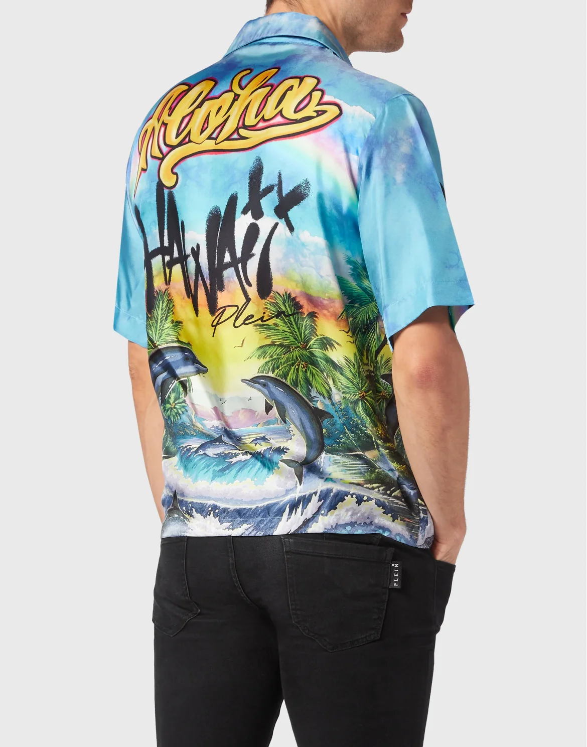 Silk Bowling Shirt SS Hawaii, цвет: Мультиколор