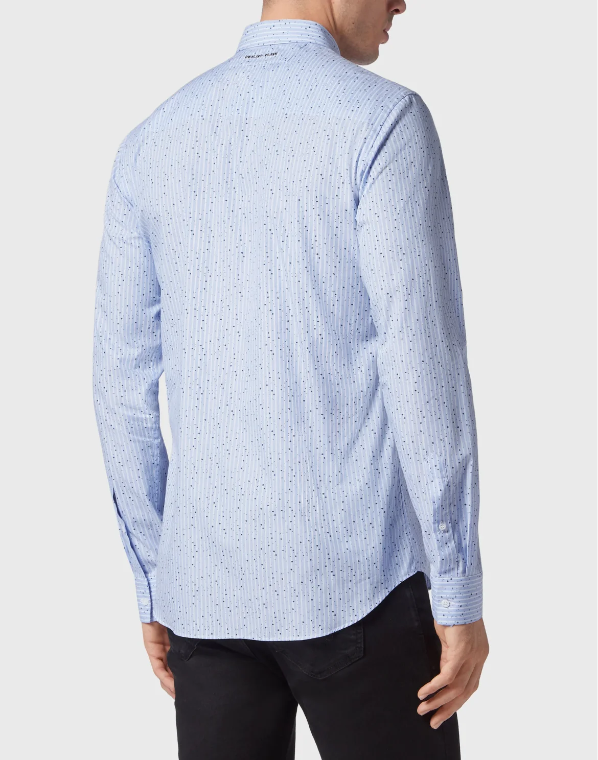 Shirt Sugar Daddy Cut LS Skull&Bones, цвет: Голубой