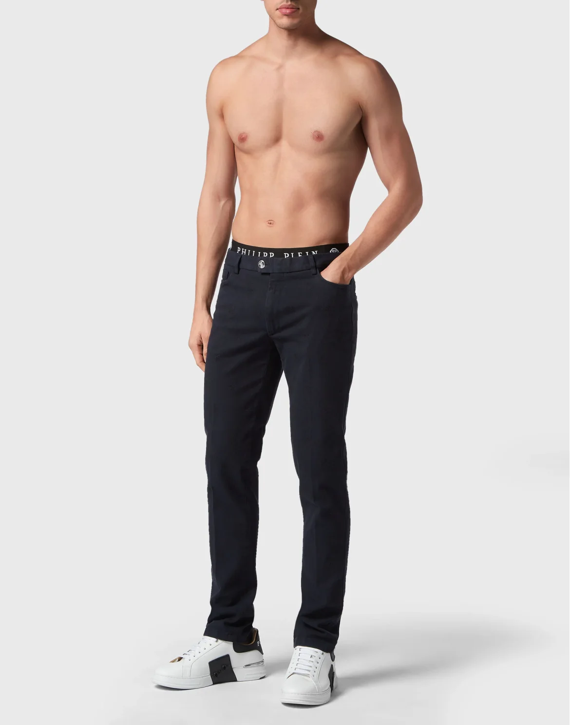 Chinos Trousers Skull, цвет: Синий