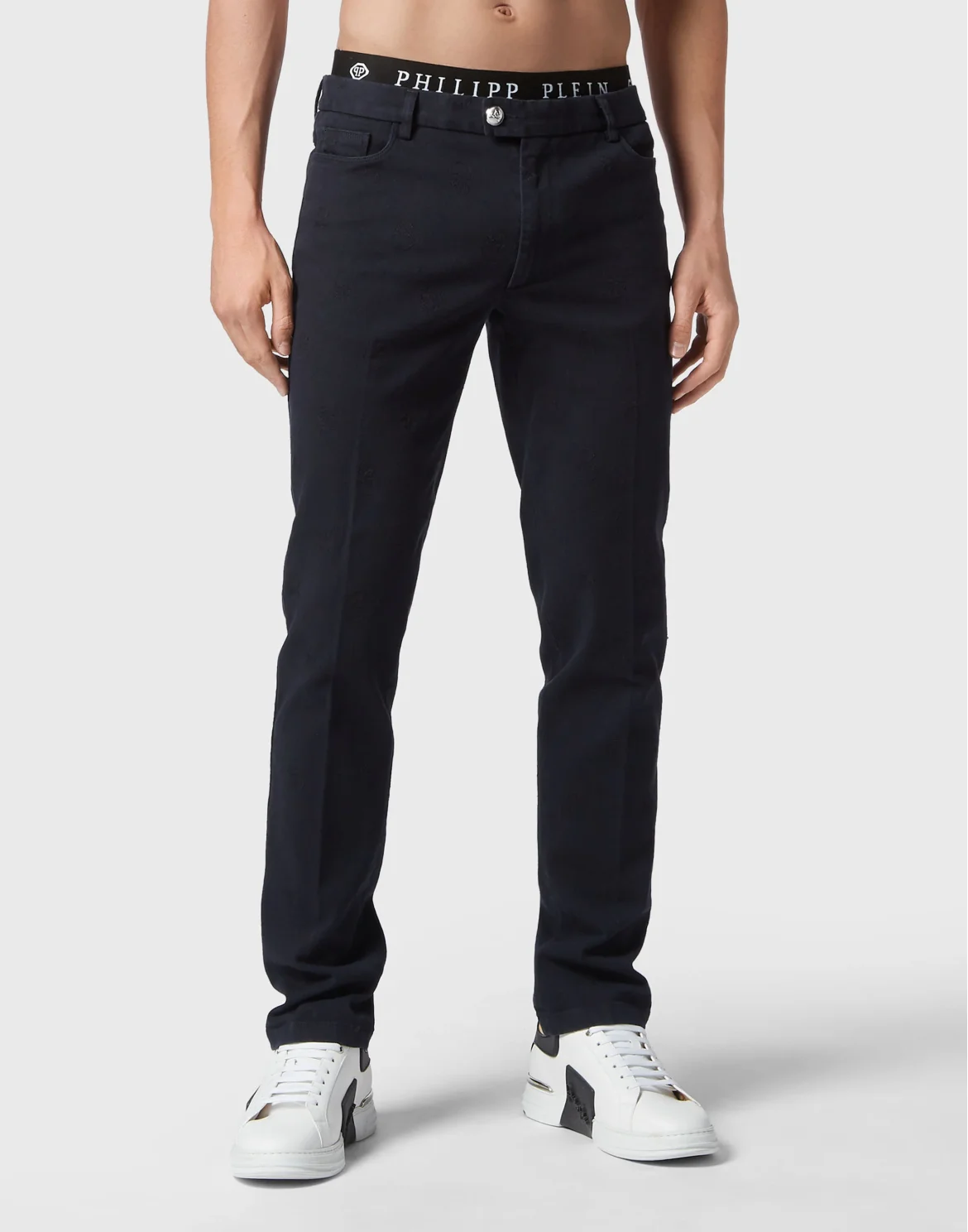 Chinos Trousers Skull, цвет: Синий
