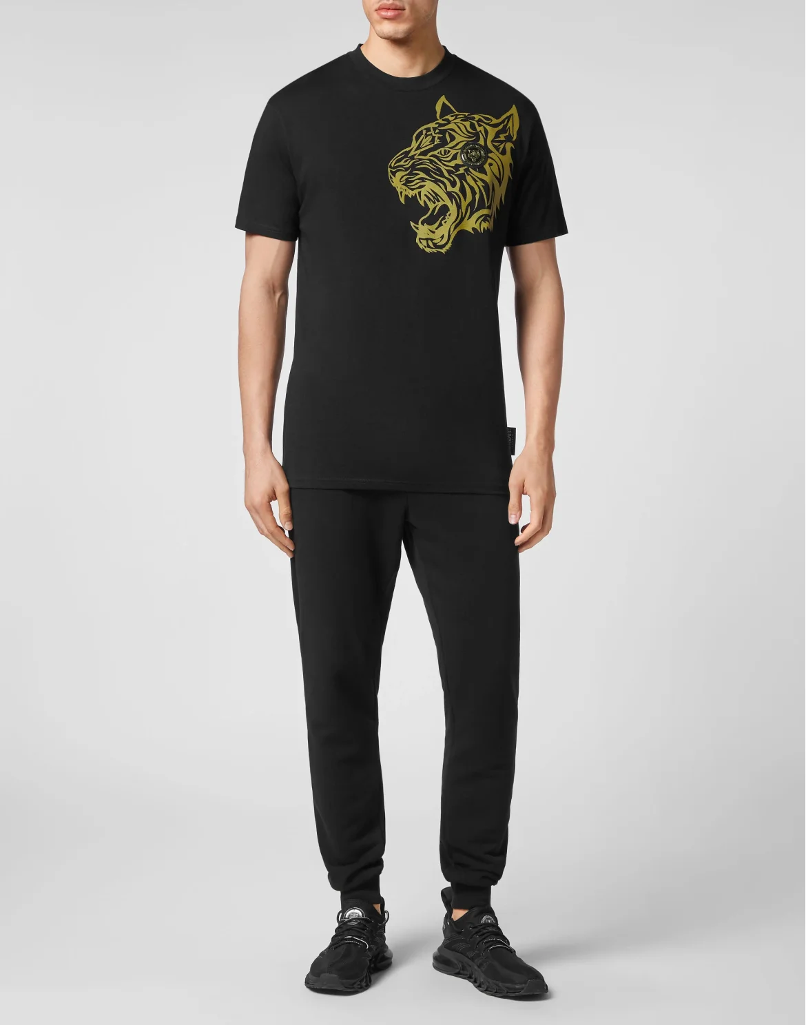 T-shirt Round Neck SS Tiger, цвет: Черный