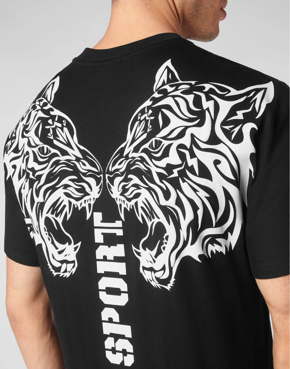 T-shirt Round Neck SS Tiger, цвет: Черный