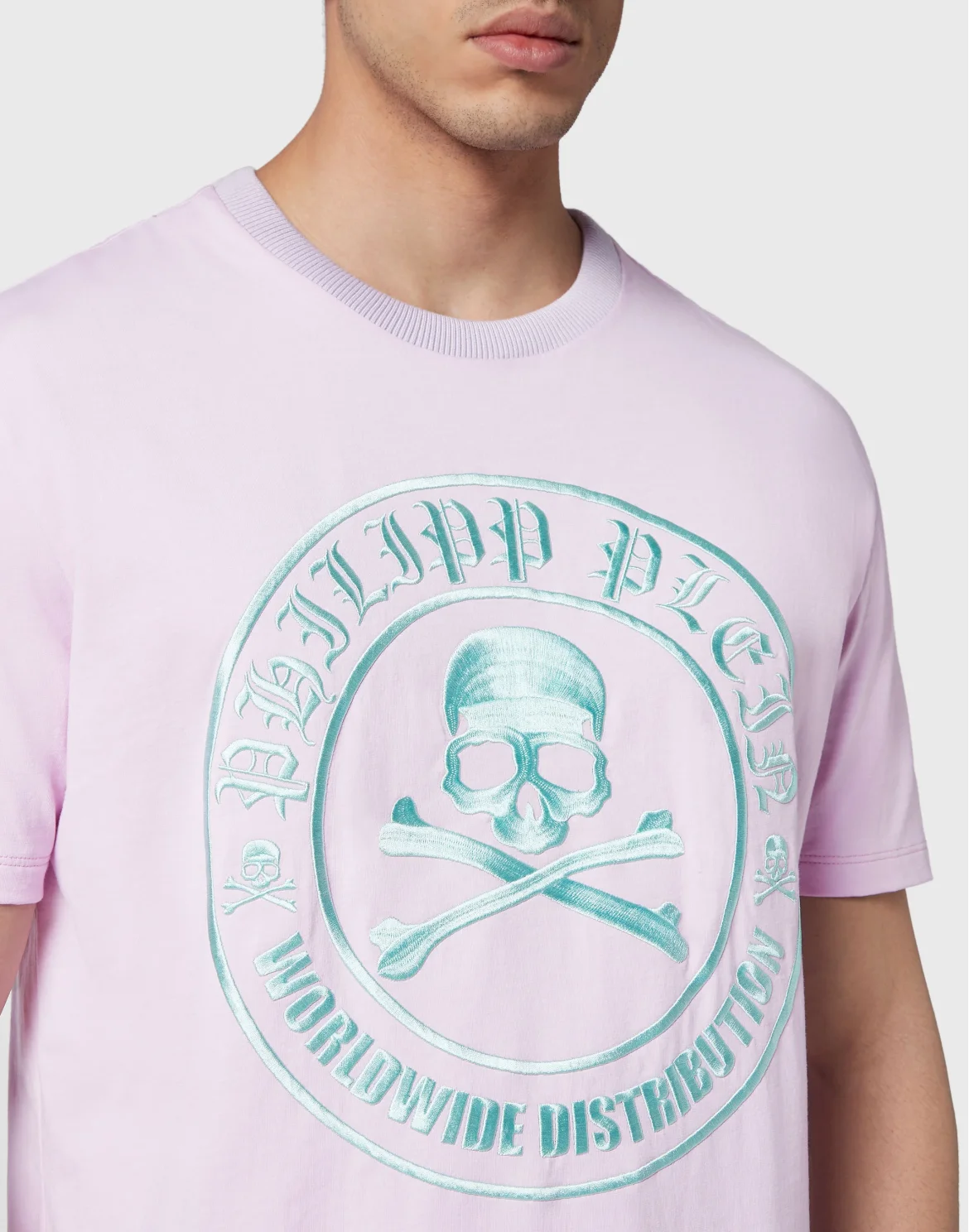 T-shirt Round Neck SS Skull&Bones, цвет: Синий