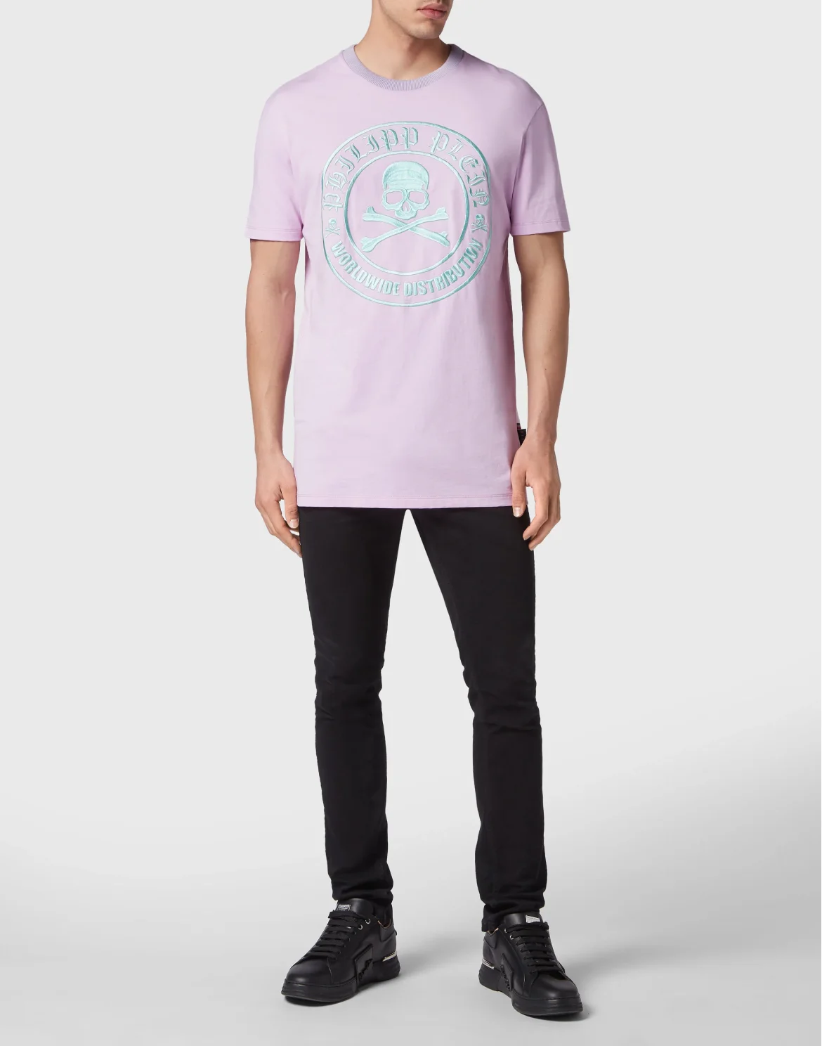 T-shirt Round Neck SS Skull&Bones, цвет: Синий