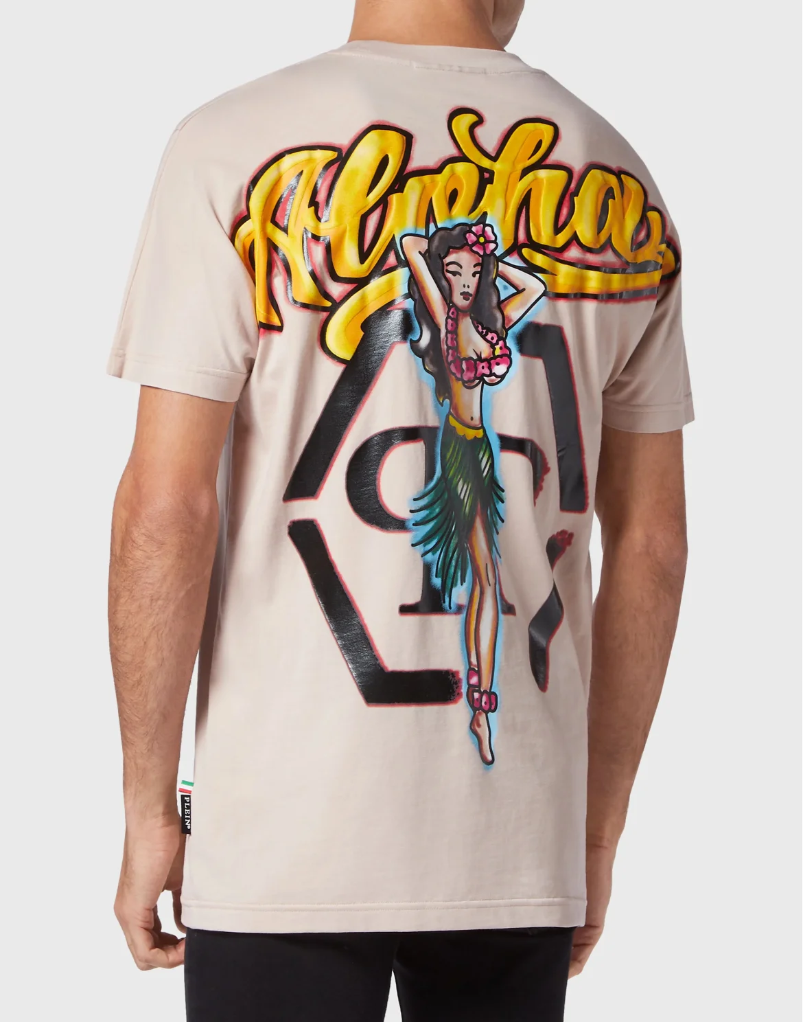 T-shirt Round Neck SS Hawaii, цвет: Бежевый