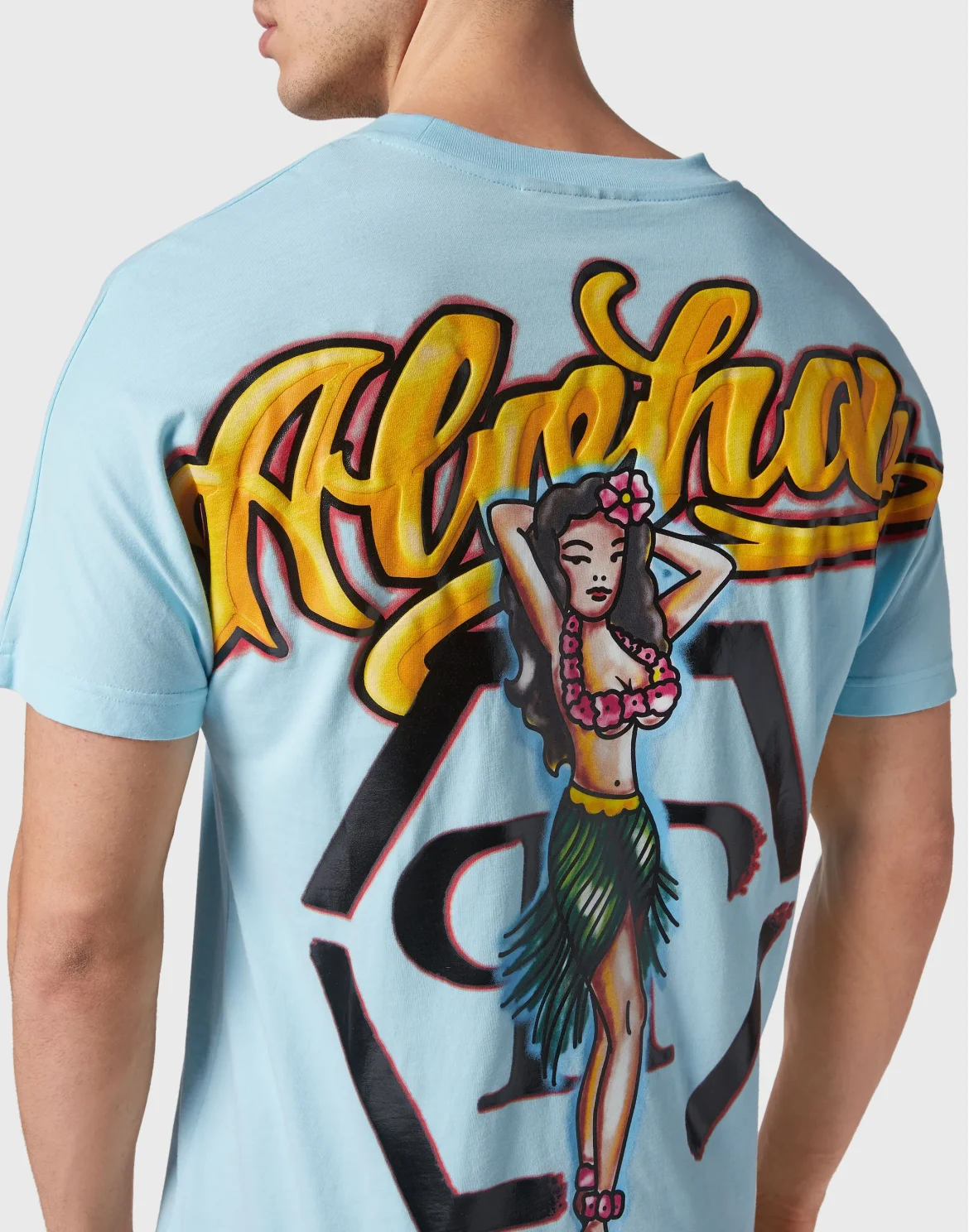 T-shirt Round Neck SS Hawaii, цвет: Голубой