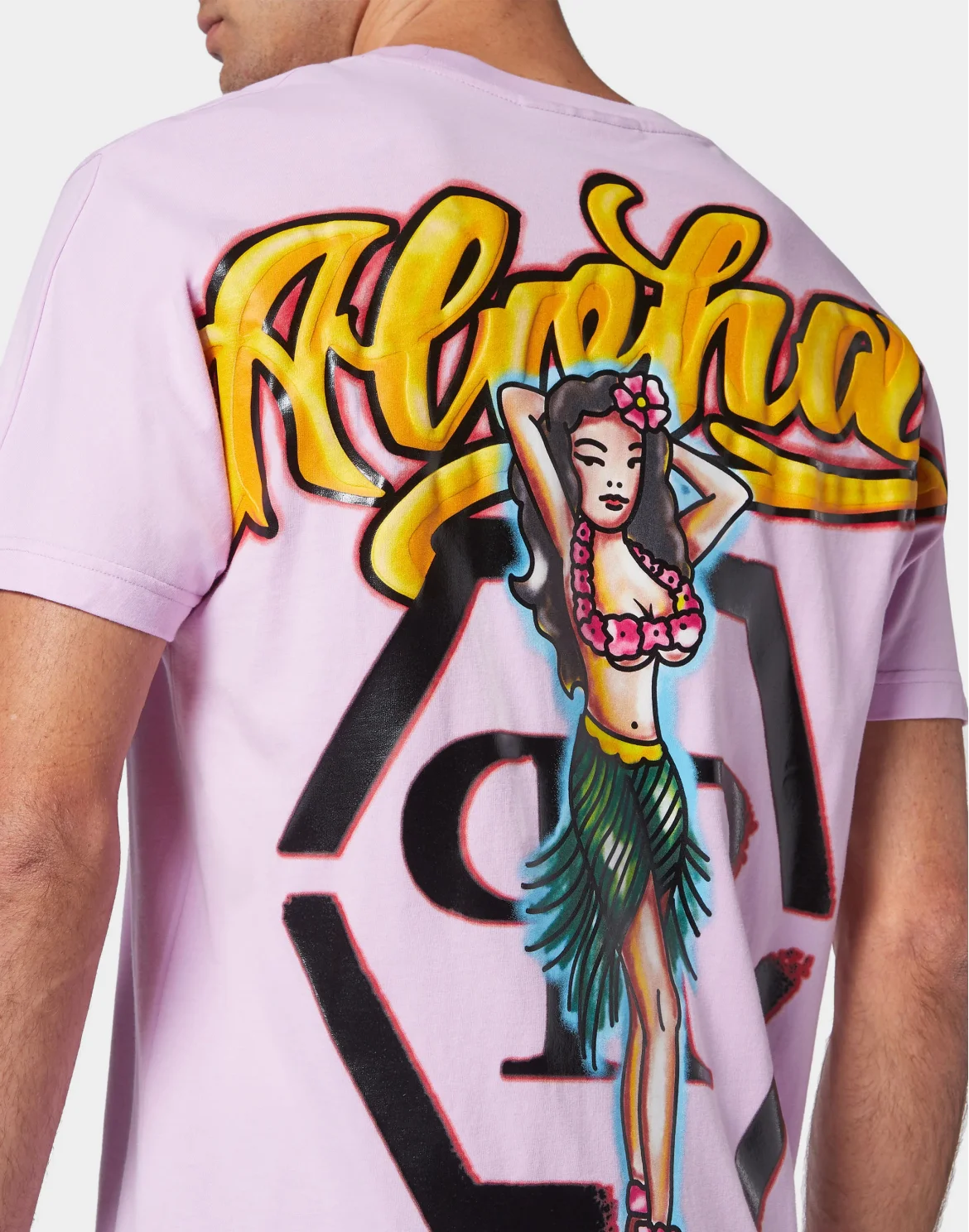 T-shirt Round Neck SS Hawaii, цвет: Розовый