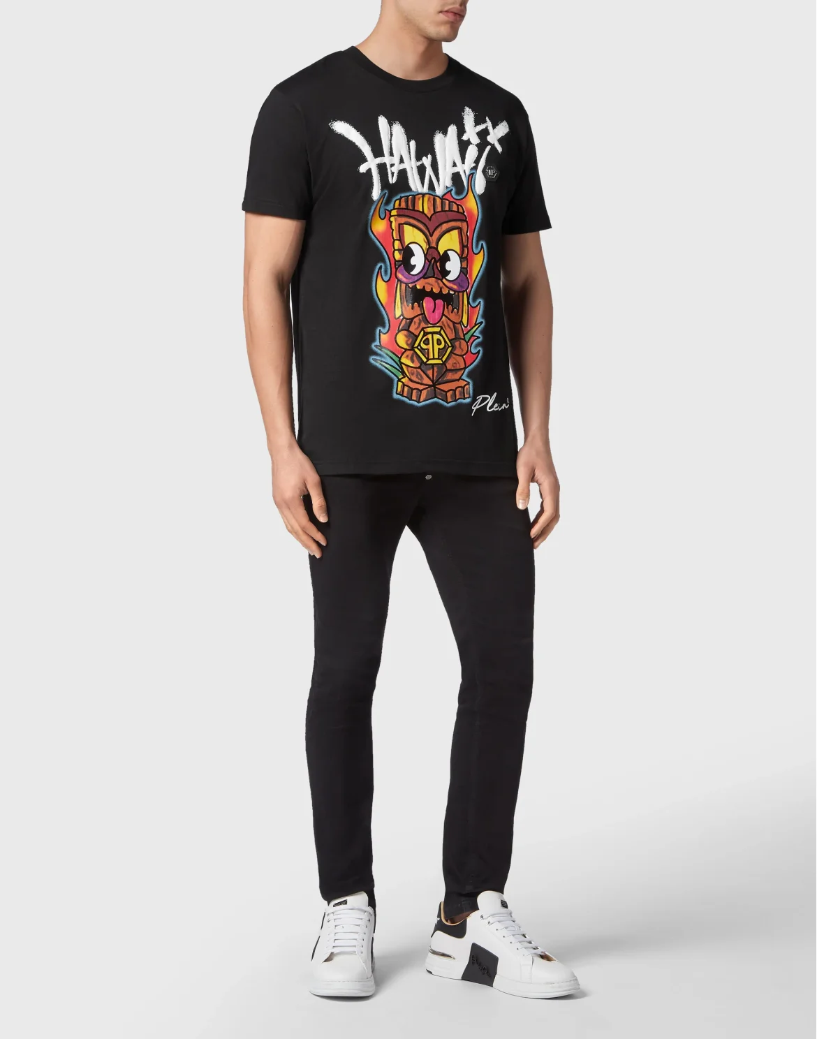 T-shirt Round Neck SS Hawaii, цвет: Черный