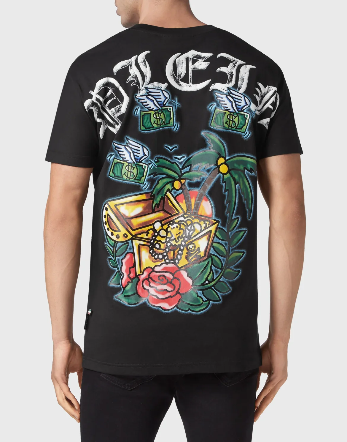T-shirt Round Neck SS Hawaii, цвет: Черный