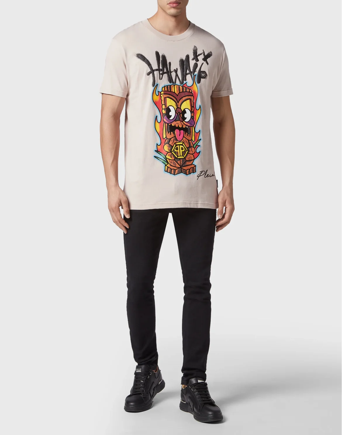 T-shirt Round Neck SS Hawaii, цвет: Бежевый