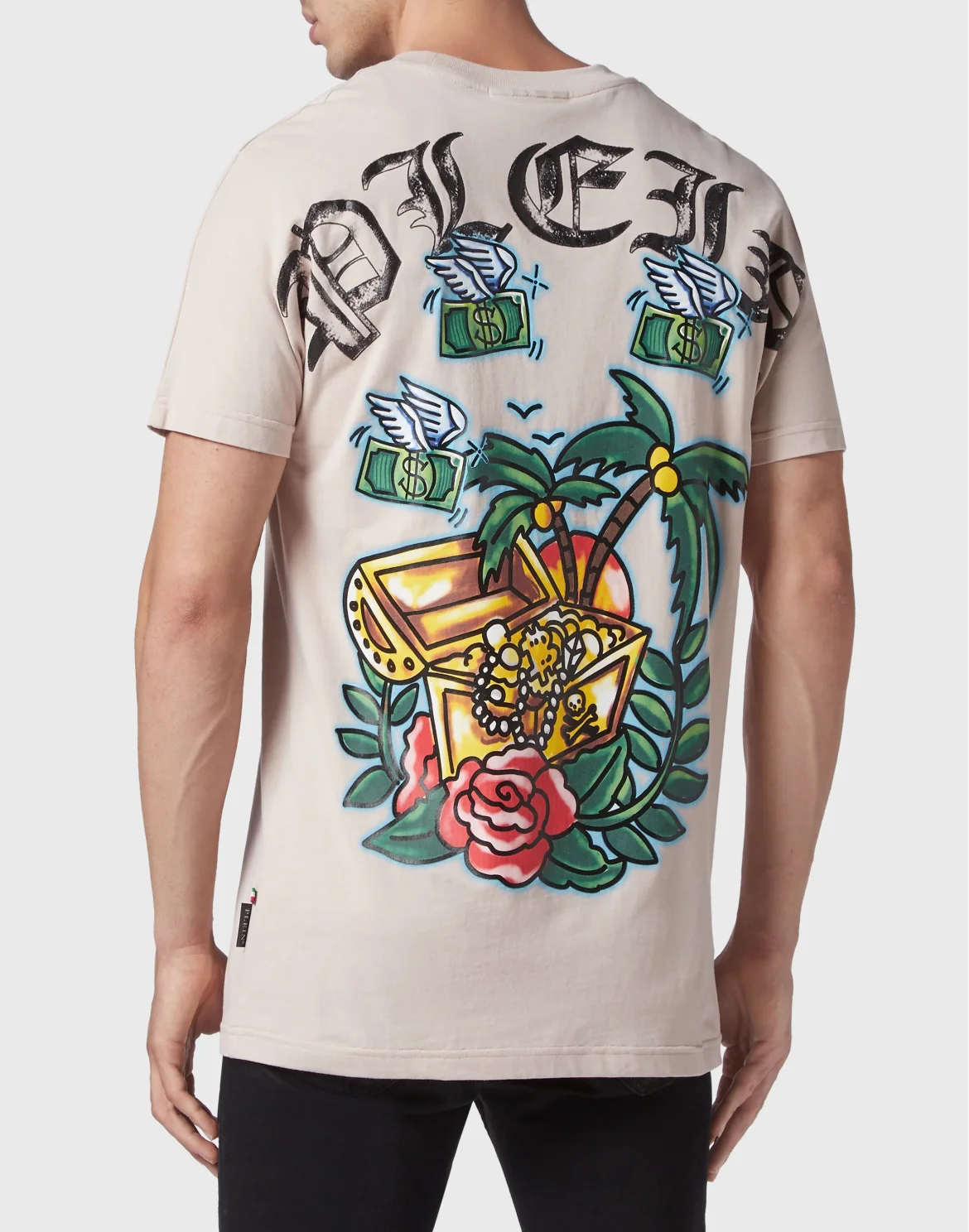 T-shirt Round Neck SS Hawaii, цвет: Бежевый