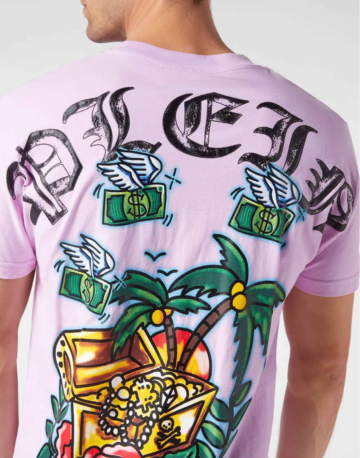T-shirt Round Neck SS Hawaii, цвет: Розовый