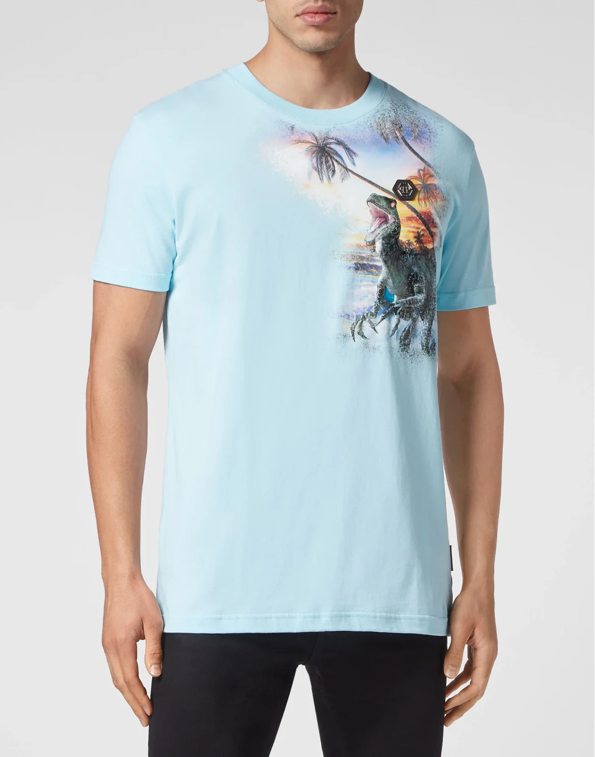 T-shirt Round Neck SS Hawaii, цвет: Голубой