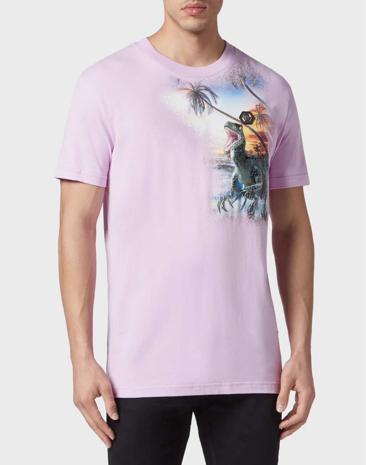 T-shirt Round Neck SS Hawaii, цвет: Розовый
