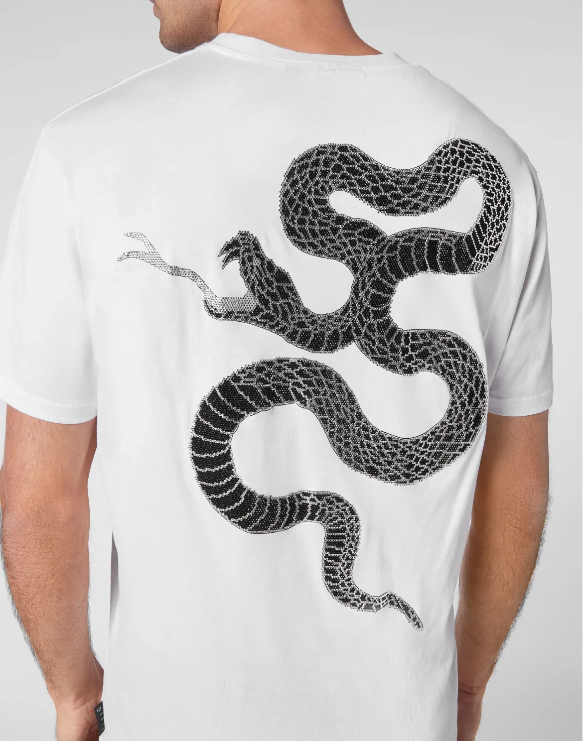 T-shirt Round Neck SS Snake, цвет: Белый