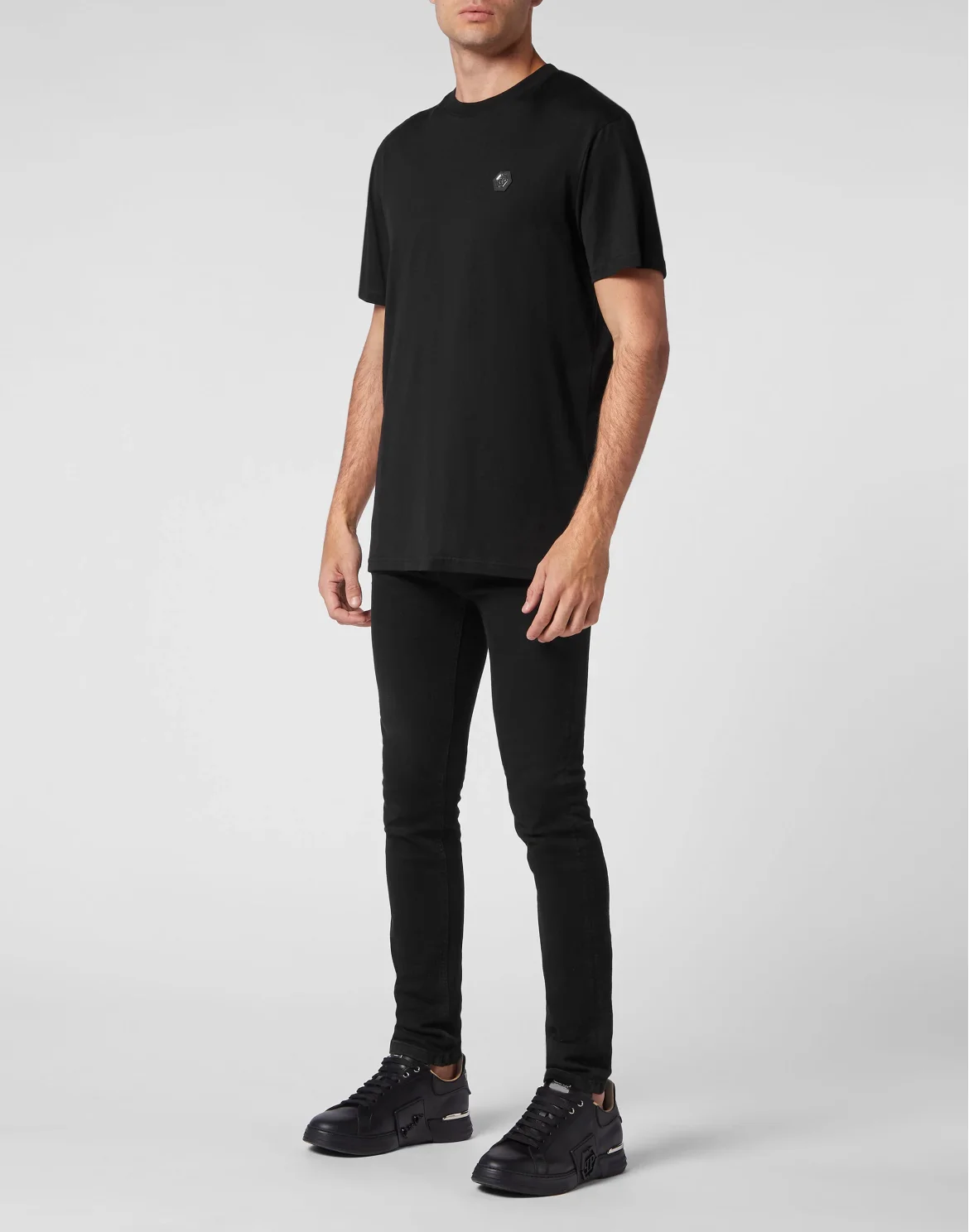 T-shirt Round Neck SS Snake, цвет: Черный