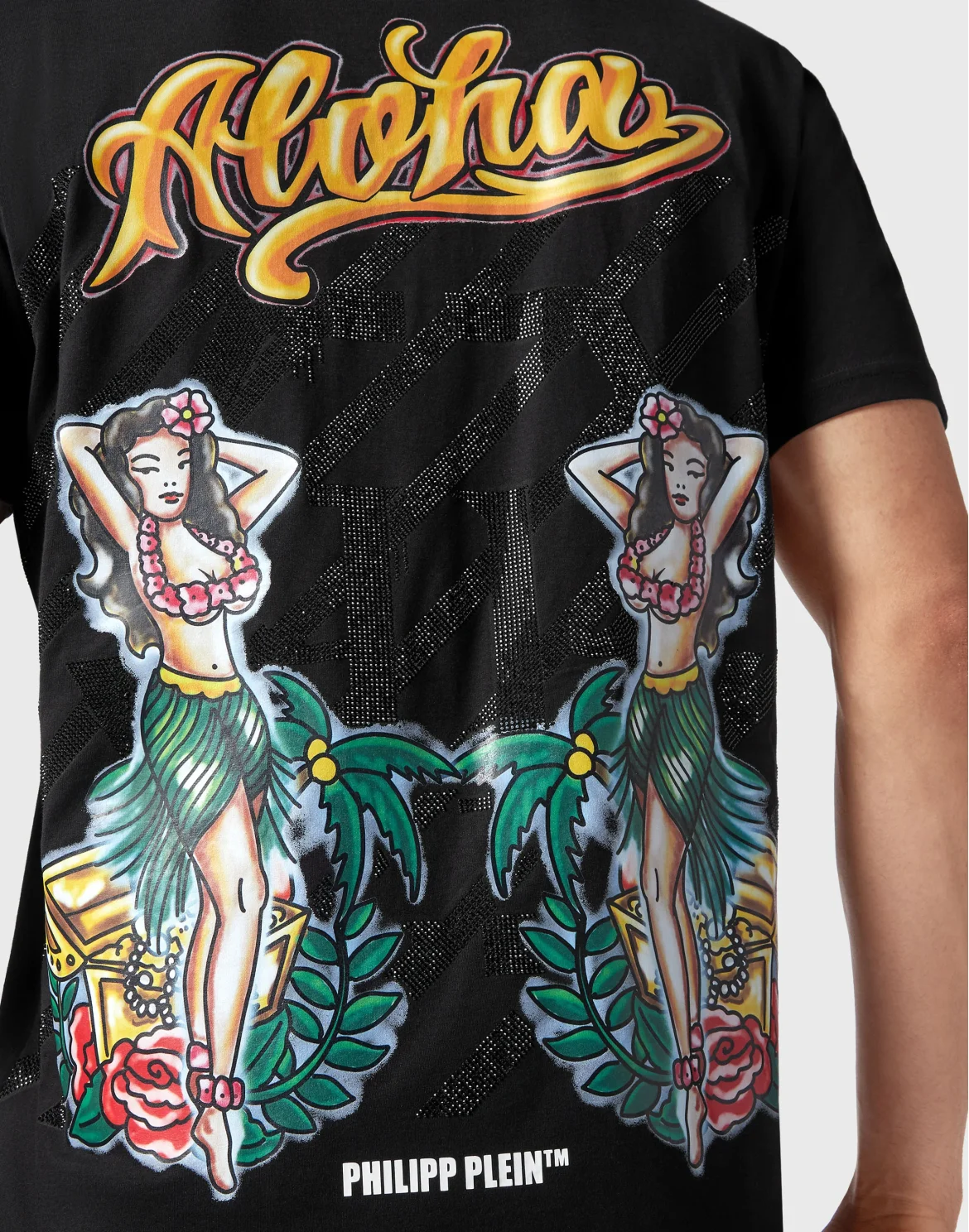 T-shirt Round Neck SS Hawaii, цвет: Черный