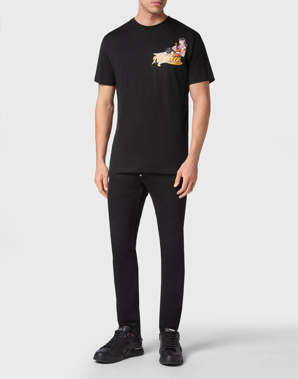 T-shirt Round Neck SS Hawaii, цвет: Черный